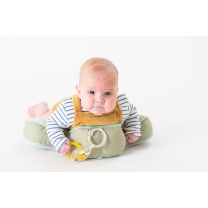 Taf Toys - Almofada para bebé de barriga para baixo TUMMY-TIME savana