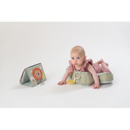 Taf Toys - Almofada para bebé de barriga para baixo TUMMY-TIME savana