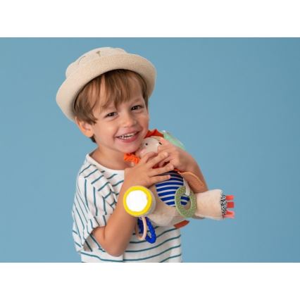Taf Toys - Brinquedo de peluche com acessório para morder 25 cm leão