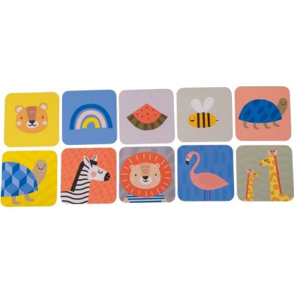 Taf Toys - Cartões para bebé de barriga para baixo 18 pçs