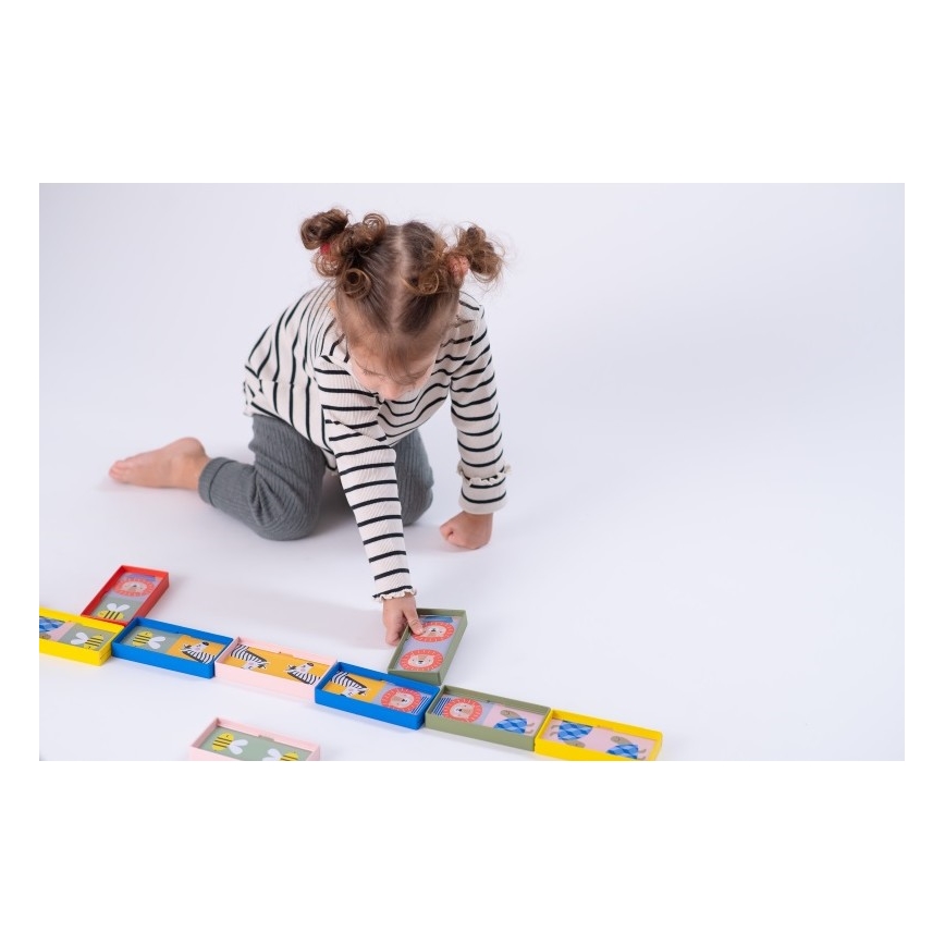Taf Toys - Dominós para criança 4em1 animais