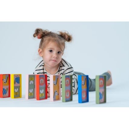 Taf Toys - Dominós para criança 4em1 animais
