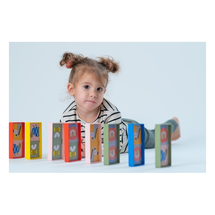 Taf Toys - Dominós para criança 4em1 animais