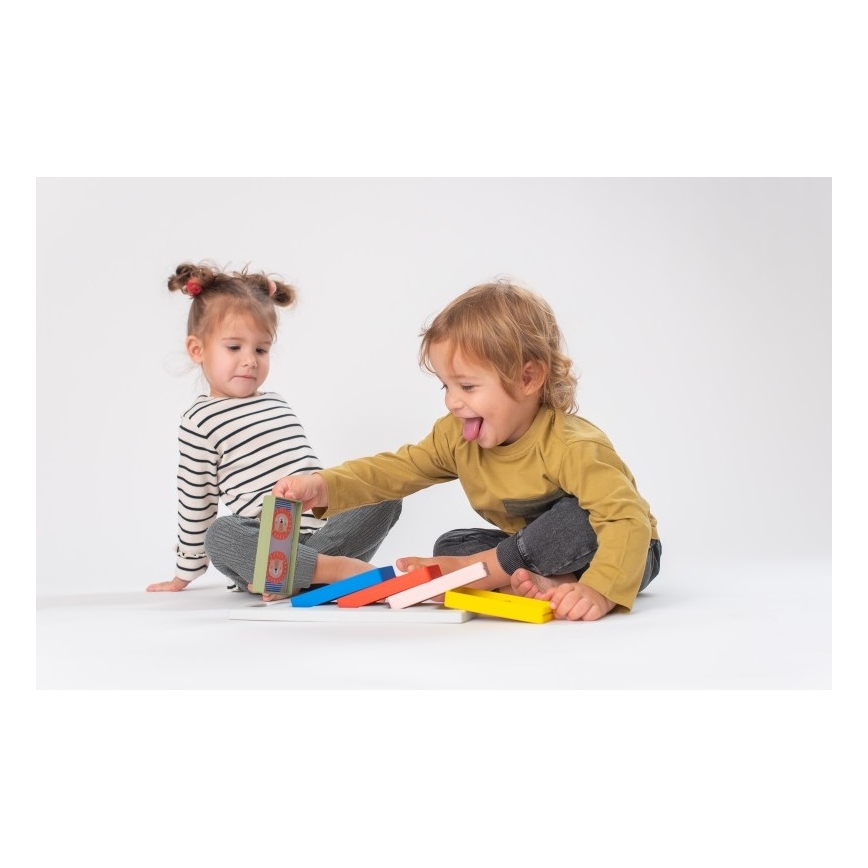 Taf Toys - Dominós para criança 4em1 animais