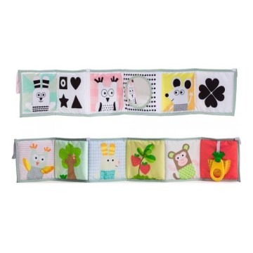 Taf Toys - Livro têxtil para crianças 3em1 animais