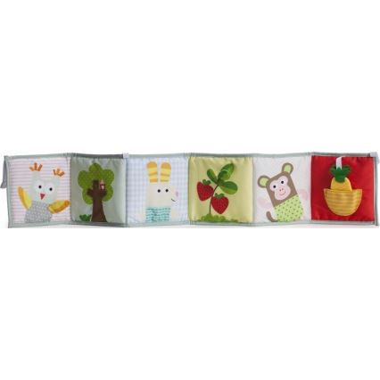 Taf Toys - Livro têxtil para crianças 3em1 animais