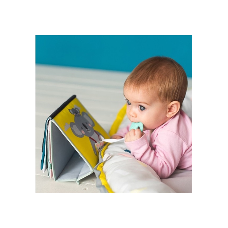 Taf Toys - Livro têxtil para crianças com espelho coala