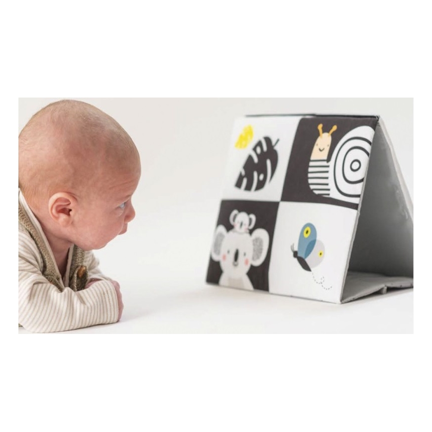 Taf Toys - Livro têxtil para crianças com espelho preto