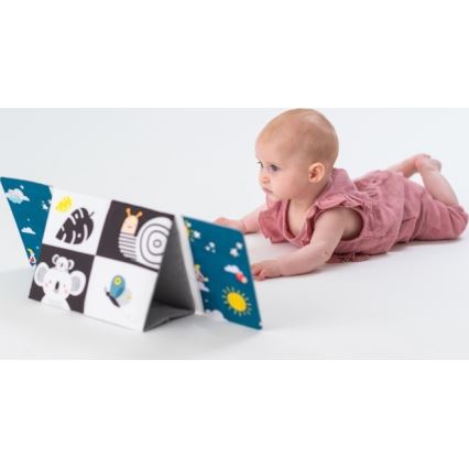 Taf Toys - Livro têxtil para crianças com espelho preto