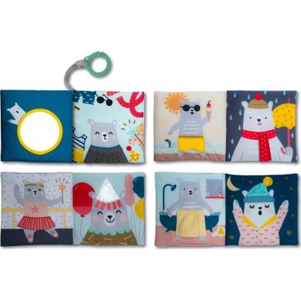Taf Toys - Livro têxtil para crianças urso