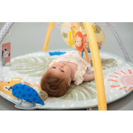 Taf Toys - Tapete de brincadeira para criança com um trapézio savana 2xAAA