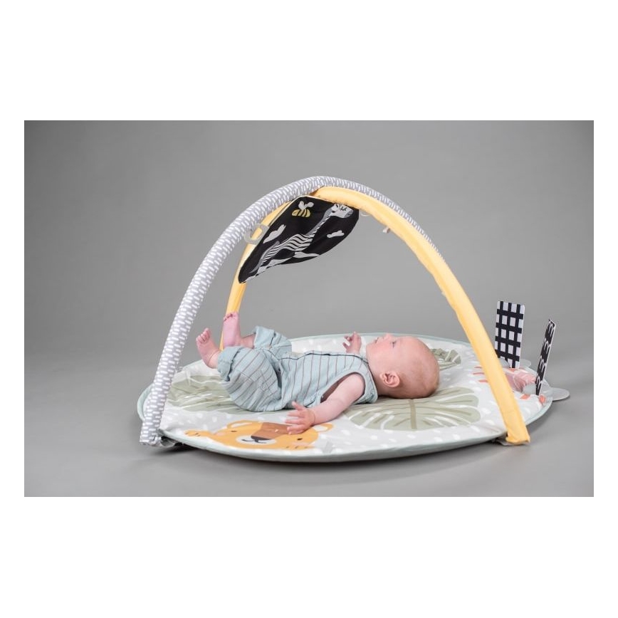 Taf Toys - Tapete de criança para brincar com uma trapeze savana