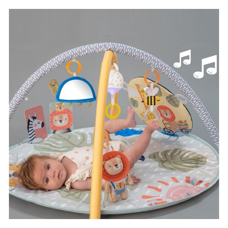 Taf Toys - Tapete de criança para brincar com uma trapeze savana