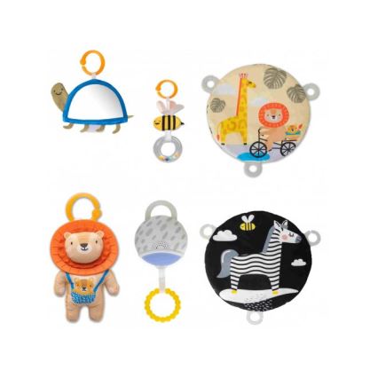 Taf Toys - Tapete de criança para brincar com uma trapeze savana