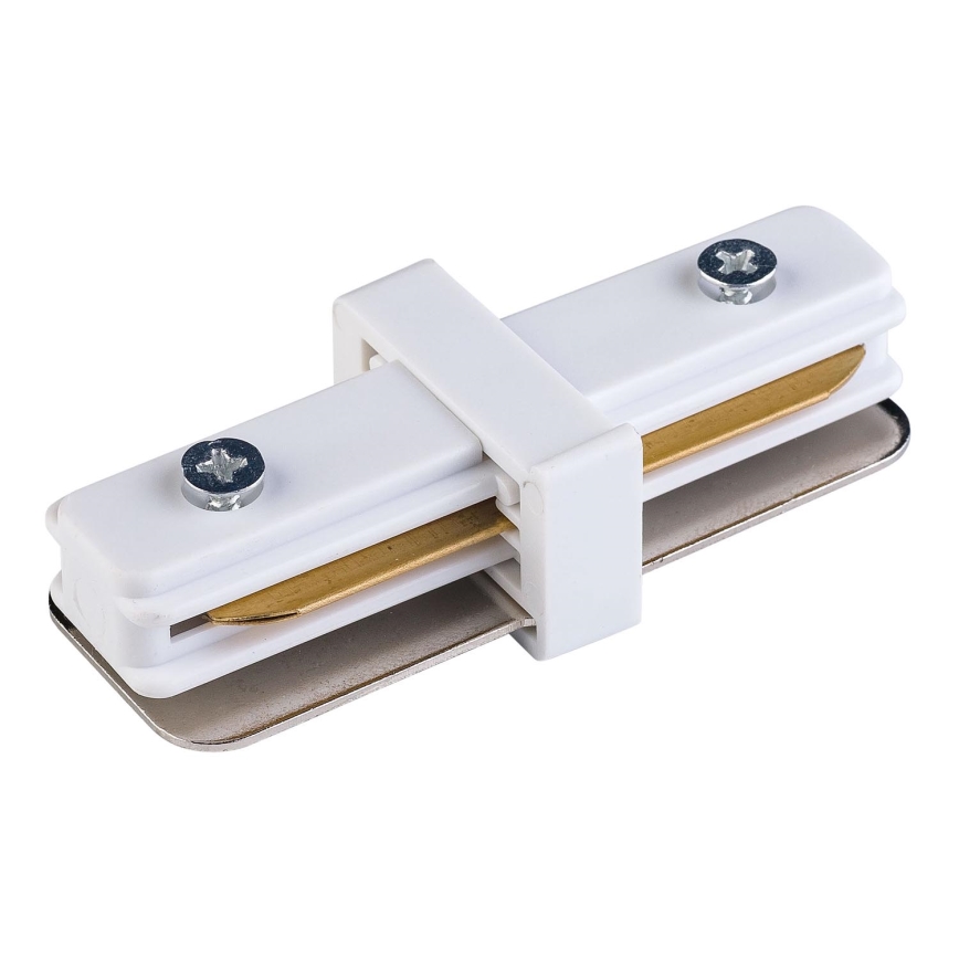 Tampa de proteção para sistema de carris monofásico TRACER direito branco