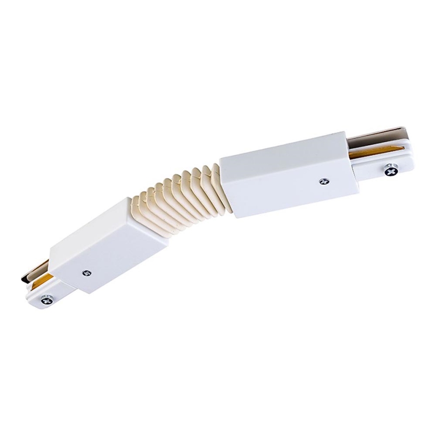Tampa de proteção para sistema de carris monofásico TRACER flexível branco