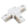 Tampa de proteção para sistema de carris monofásico TRACER T-conector branco