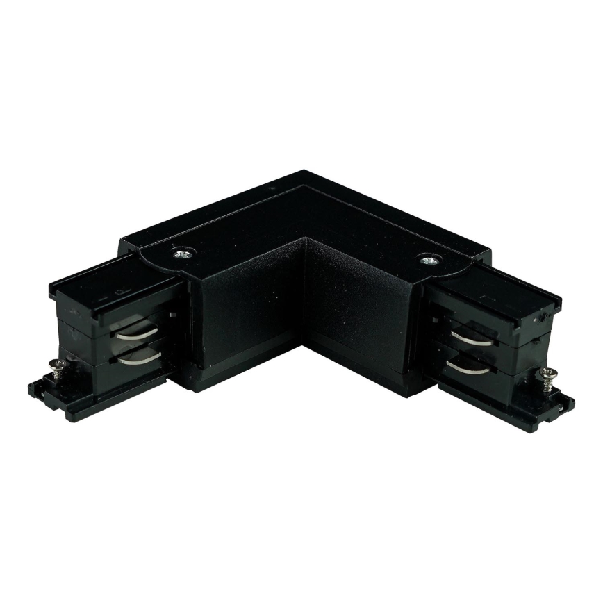 Tampa de proteção para sistema de carris trifásico TRACER angular preto