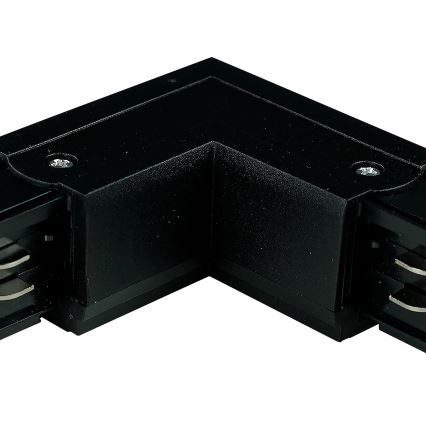 Tampa de proteção para sistema de carris trifásico TRACER angular preto