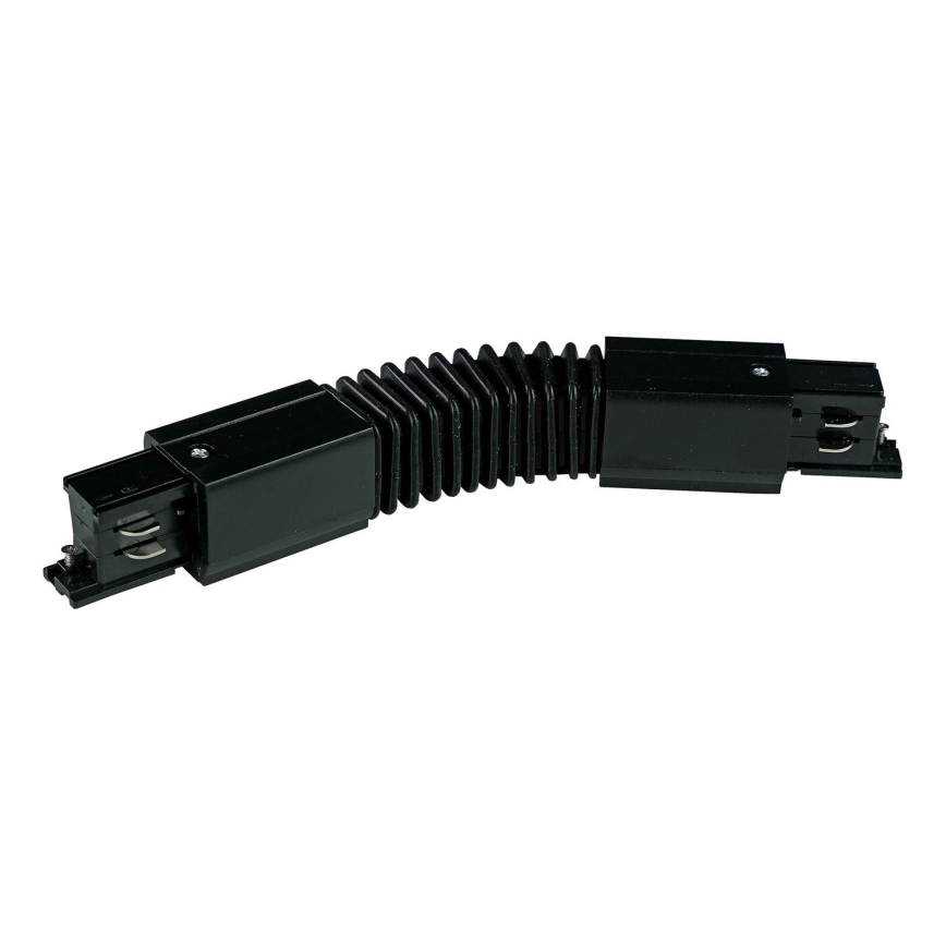 Tampa de proteção para sistema de carris trifásico TRACER flexível preto