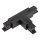 Tampa de proteção para sistema de carris trifásico TRACER T-conector preto