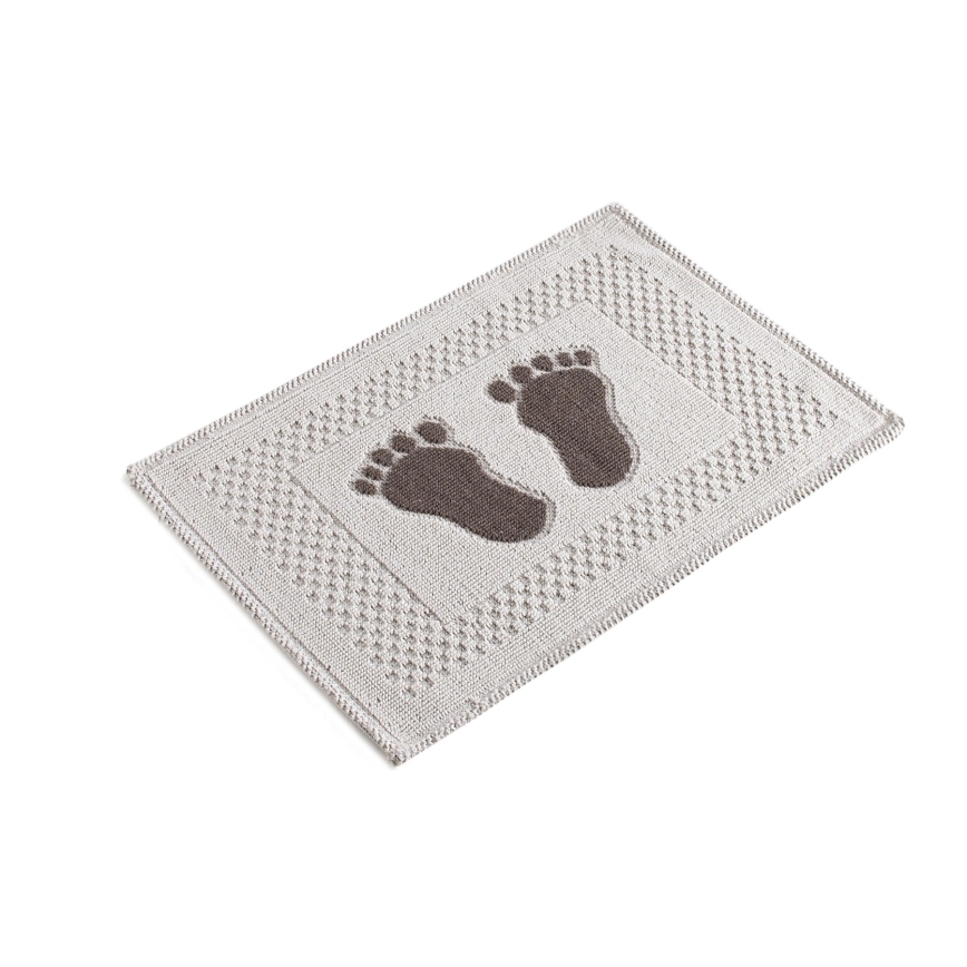 Tapete de banheiro FOET 50x70 cm branco