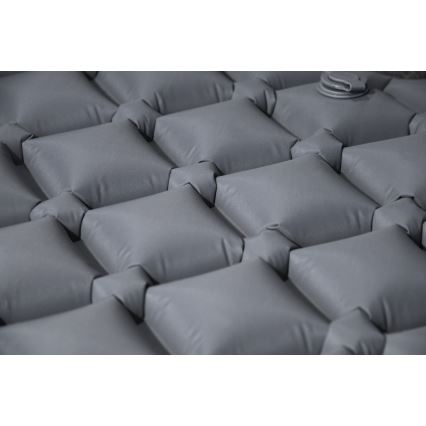 Tapete de campismo insuflável ultra-leve 500 g cinzento