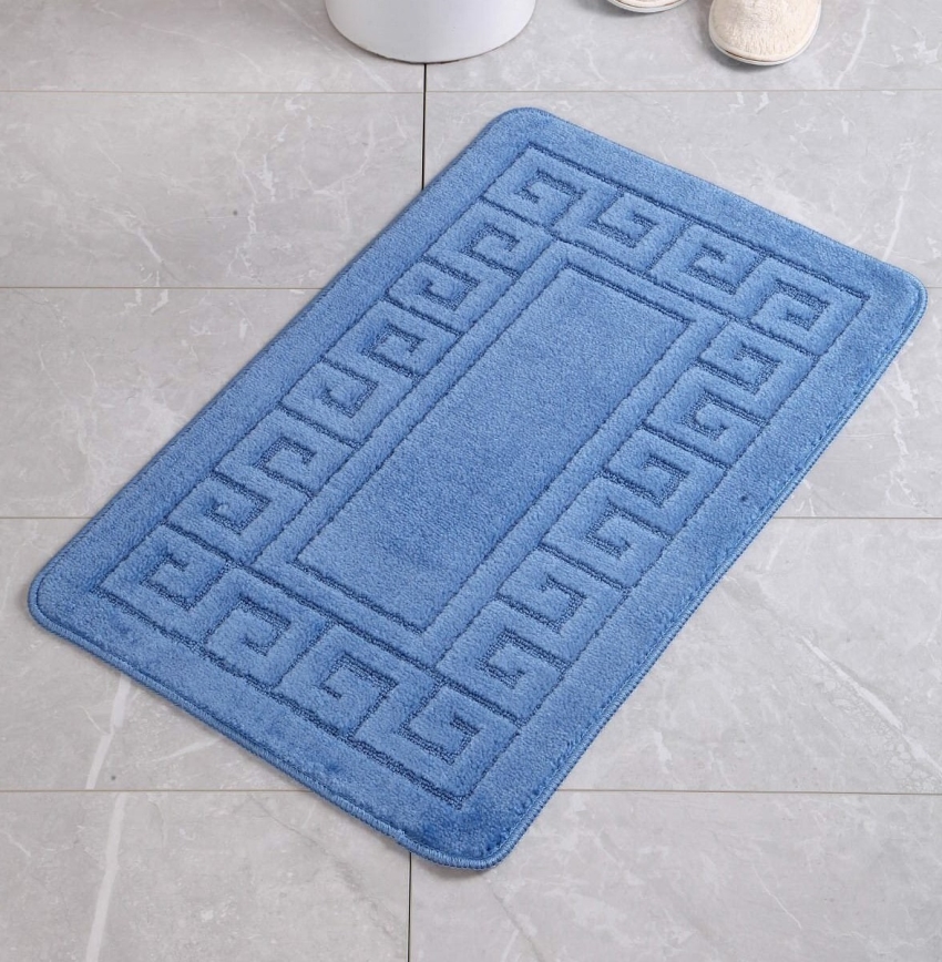 Tapete para casa de banho ETHNIC 50x70 cm azul