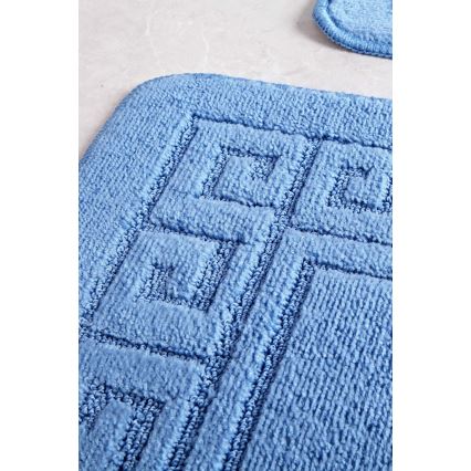Tapete para casa de banho ETHNIC 50x70 cm azul
