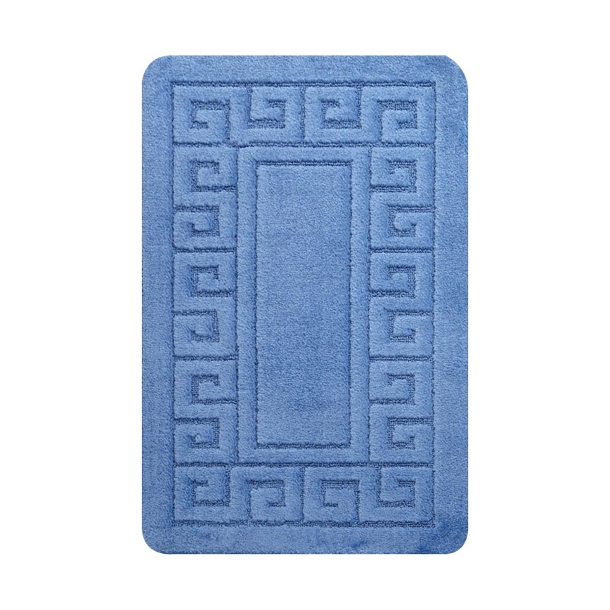 Tapete para casa de banho ETHNIC 50x70 cm azul