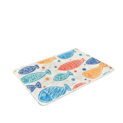 Tapete para casa de banho FISH 40x60 cm colorido