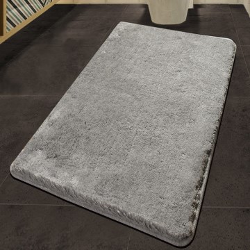 Tapete para casa de banho HAVAI 80x140 cm cinzento