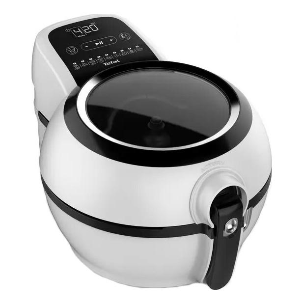 Tefal - Air fryer ACTIFRY GENIUS DUAL MOTION 1,2l 1350W/230V branco
