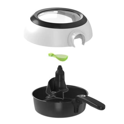 Tefal - Air fryer ACTIFRY GENIUS DUAL MOTION 1,2l 1350W/230V branco