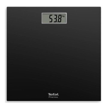 Tefal - Balança de casa de banho PREMISS 1xCR2032 preto