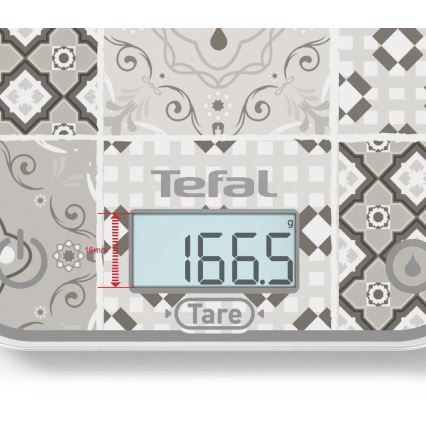 Tefal - Balança de cozinha OPTISS 2xAAA bege