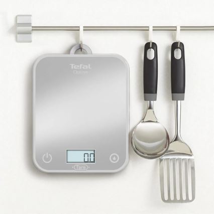 Tefal - Balança de cozinha OPTISS 2xAAA cinzento