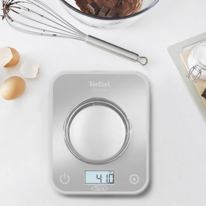 Tefal - Balança de cozinha OPTISS 2xAAA cinzento