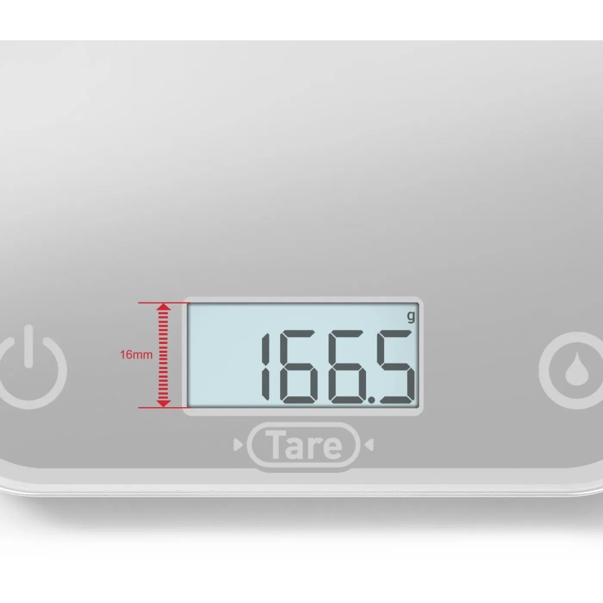 Tefal - Balança de cozinha OPTISS 2xAAA cinzento