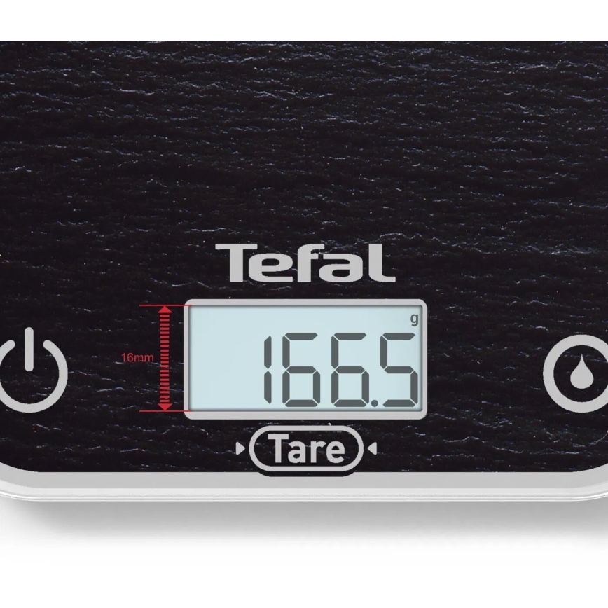 Tefal - Balança de cozinha OPTISS 2xAAA preto