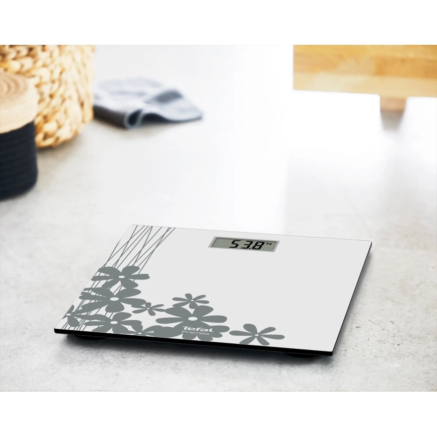 Tefal - Balança digital PREMISS 1xCR2032 cinzento
