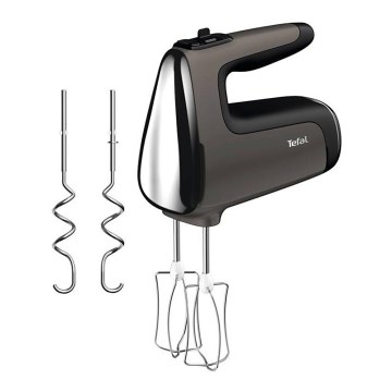 Tefal - Batedeira portátil POWERMIX SILENCE 600W/230V preto/cinzento