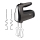 Tefal - Batedeira portátil POWERMIX SILENCE 600W/230V preto/cinzento