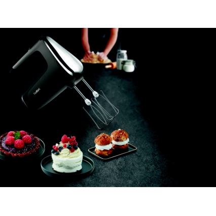 Tefal - Batedeira portátil POWERMIX SILENCE 600W/230V preto/cinzento