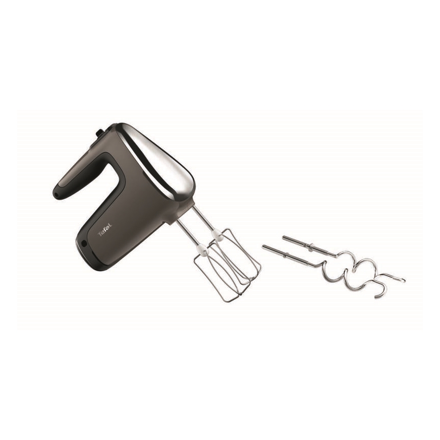 Tefal - Batedeira portátil POWERMIX SILENCE 600W/230V preto/cinzento
