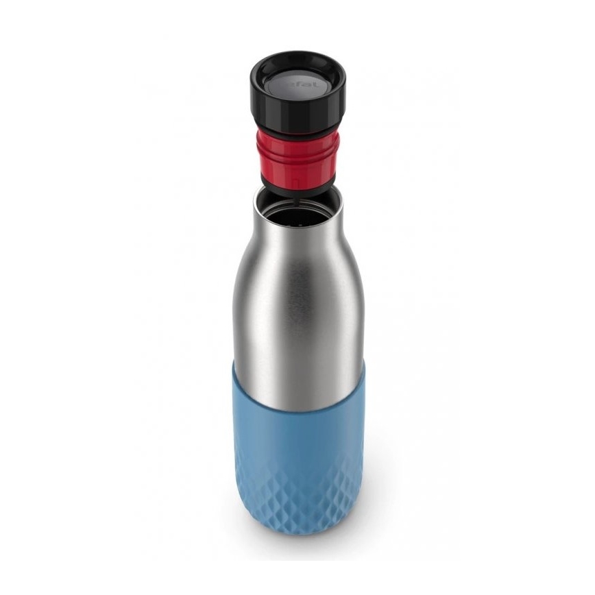 Tefal - Bottle 500 ml BLUDROP aço inoxidável/azul