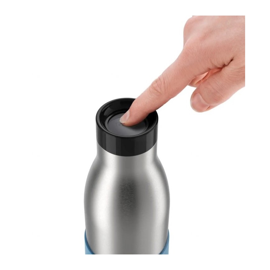 Tefal - Bottle 500 ml BLUDROP aço inoxidável/azul