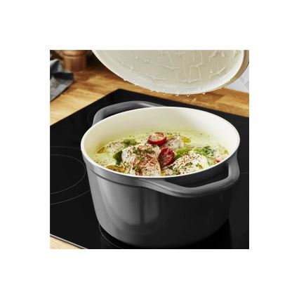 Tefal - Caçarola com tampa AIR 20 cm antracite