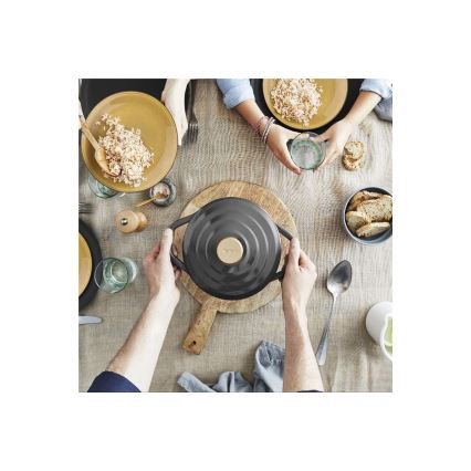 Tefal - Caçarola com tampa AIR 20 cm antracite