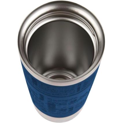 Tefal - Caneca de viagem 360 ml TRAVEL MUG aço inoxidável/azul escuro